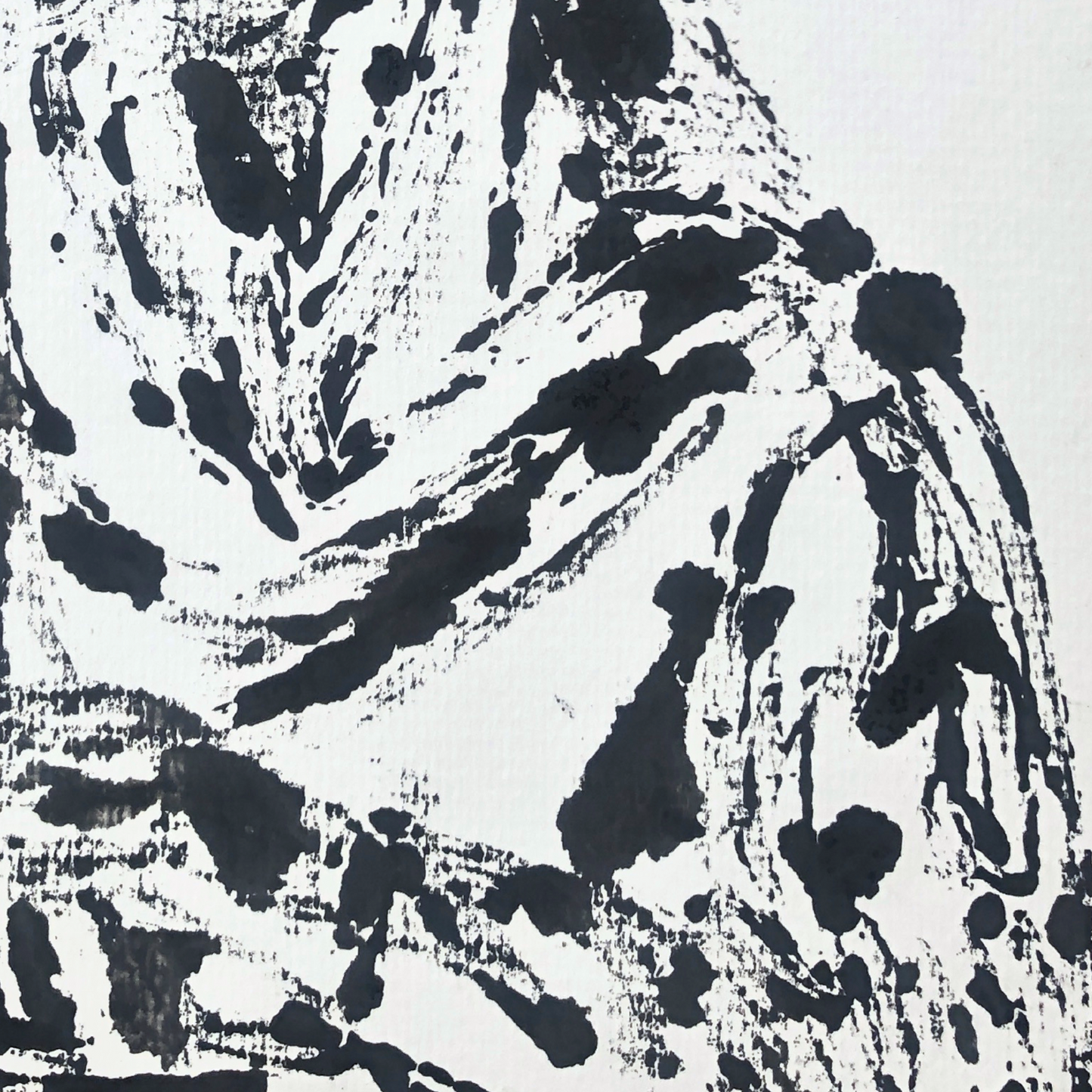 Niqab III - Montle Moorosi - Original Monotype Print