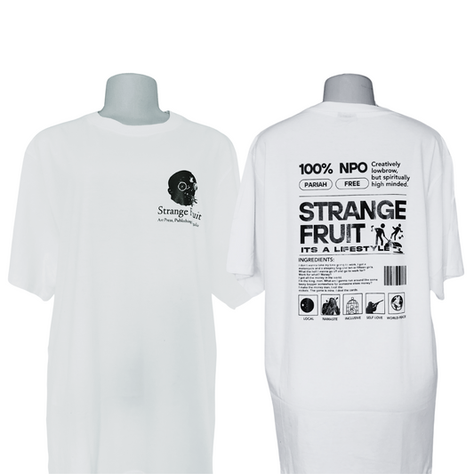 Strange Fruit - It's a Lifestyle - Short Sleeve White T-Shirt