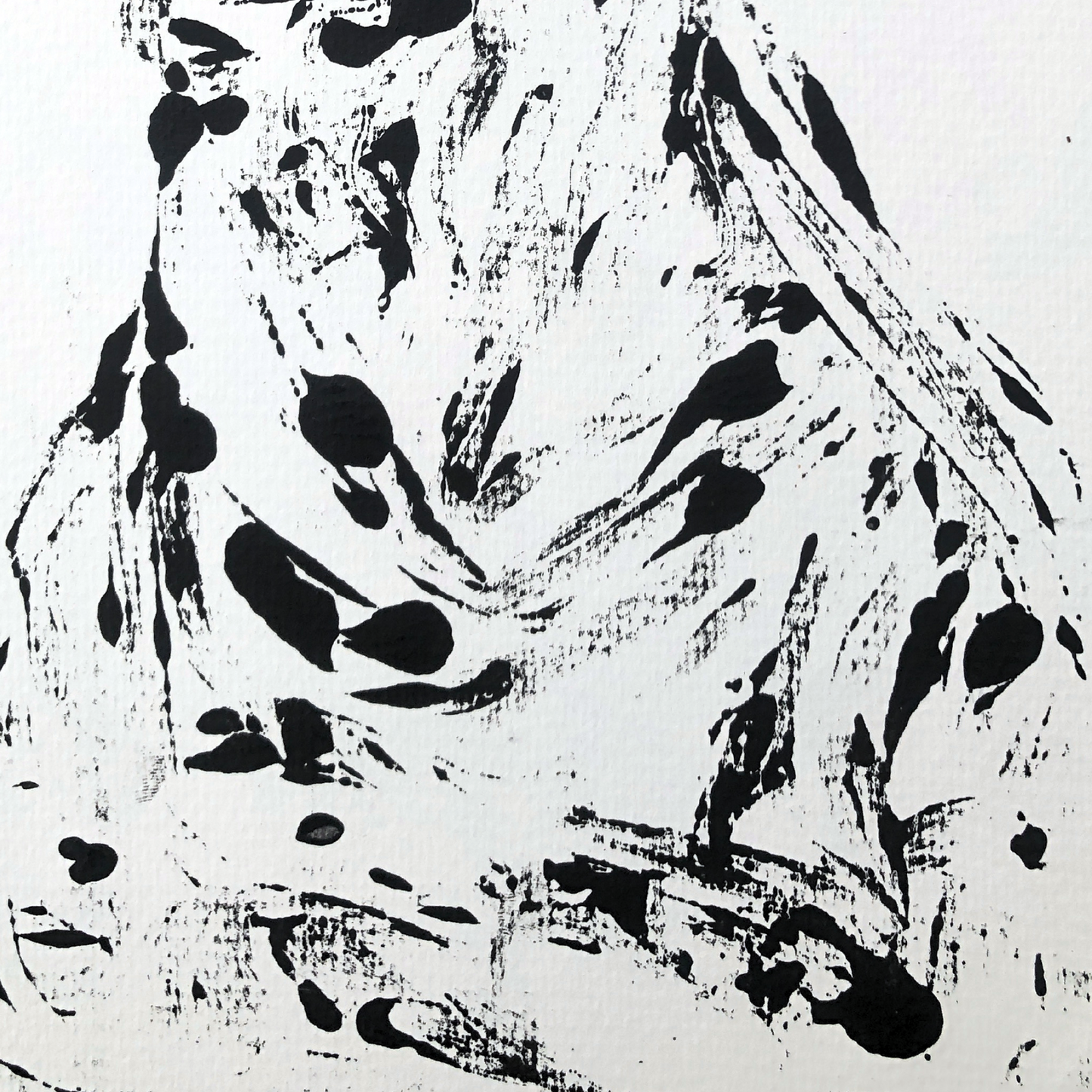 Niqab II - Montle Moorosi - Original Monotype Print