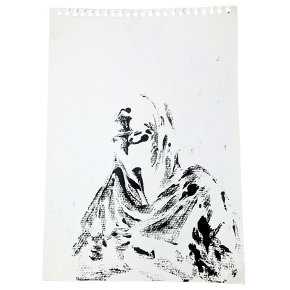 Niqab I - Montle Moorosi - Original Monotype Print