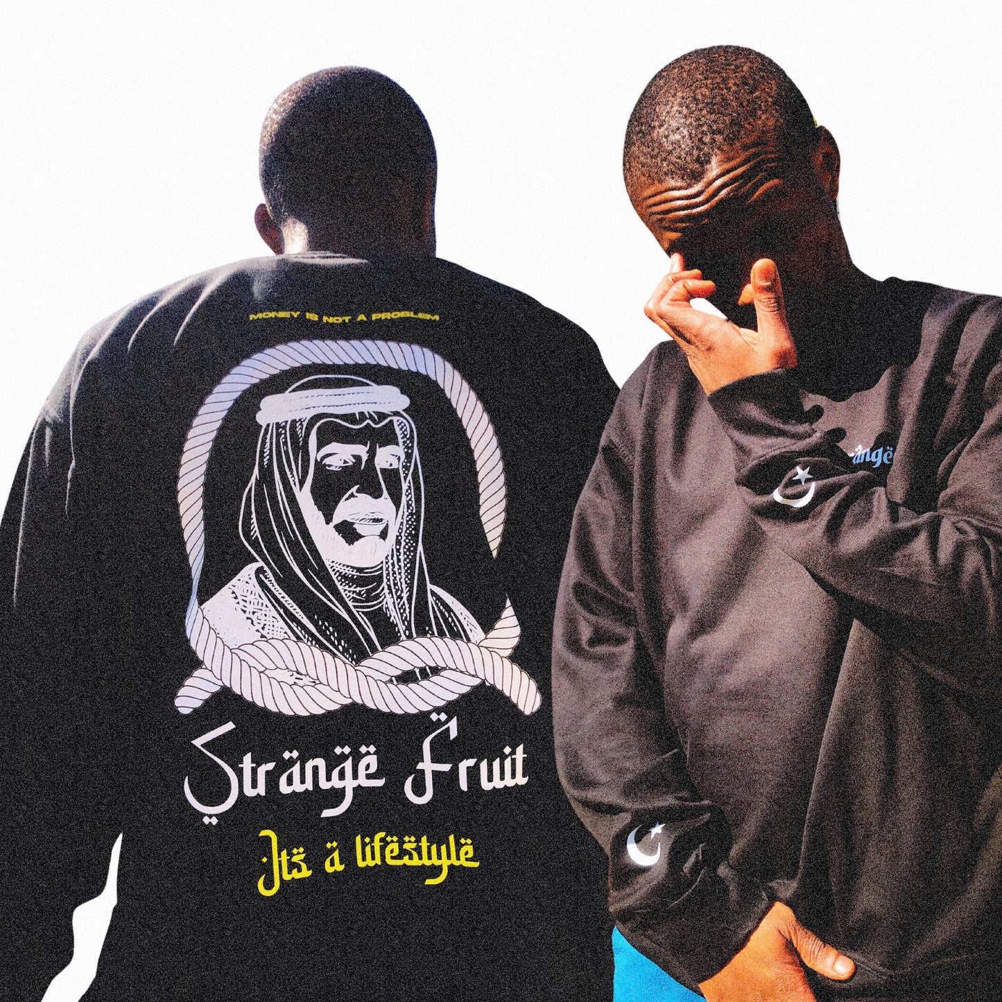 Strange Fruit - Money Is Not a Problem - Black Sweat Shirt - Unisex