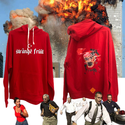 Strange Fruit " 9/11 Nyaope Commemoration" Red Hoodie - Unisex