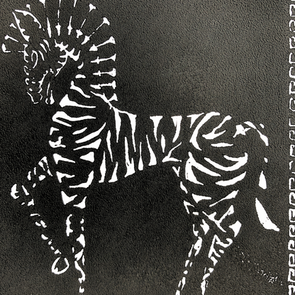 Zebra - Balthazar Erasmus (Original Lino Cut Mono Prints)