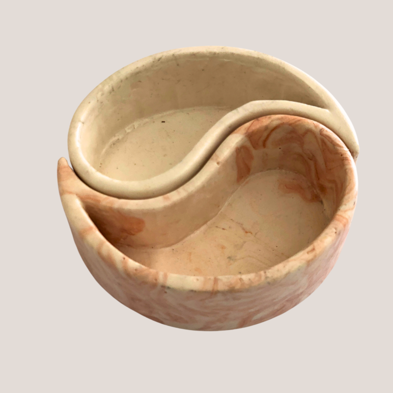 RL Stone Concrete Design - Multipurpose Yin Yang Conrete Bowls