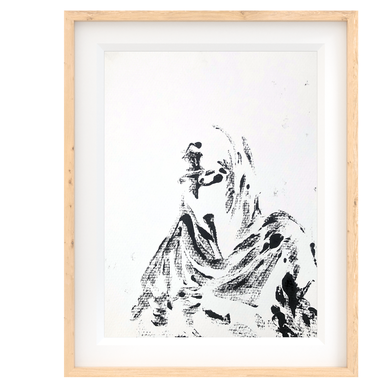 Niqab I - Montle Moorosi - Original Monotype Print