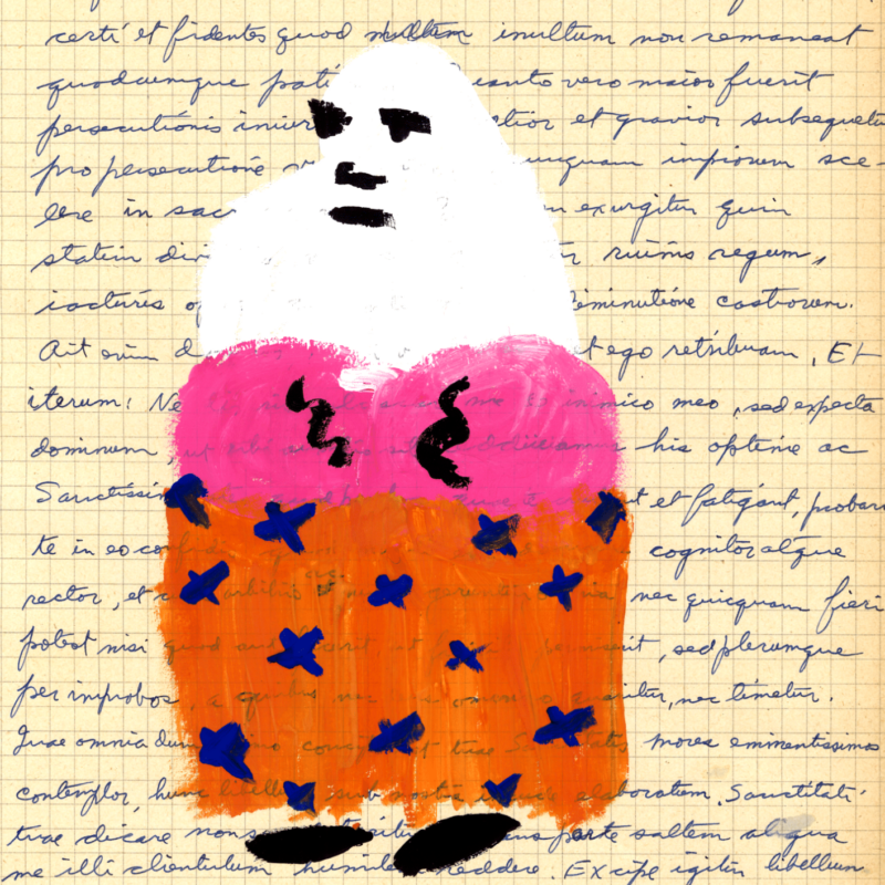Dominick Pettersson- " Alabaster Plum Thief" : Original Print (A3, Fabriano Paper, 200 GSM)
