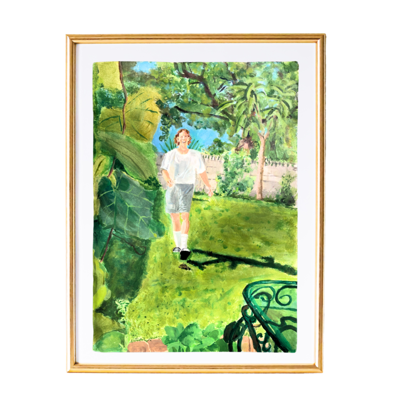 Moments Before Disaster (Acrylic Painting on Bristol Paper) - Balthazar Erasmus- SOLD